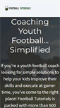 Mobile Screenshot of football-tutorials.com